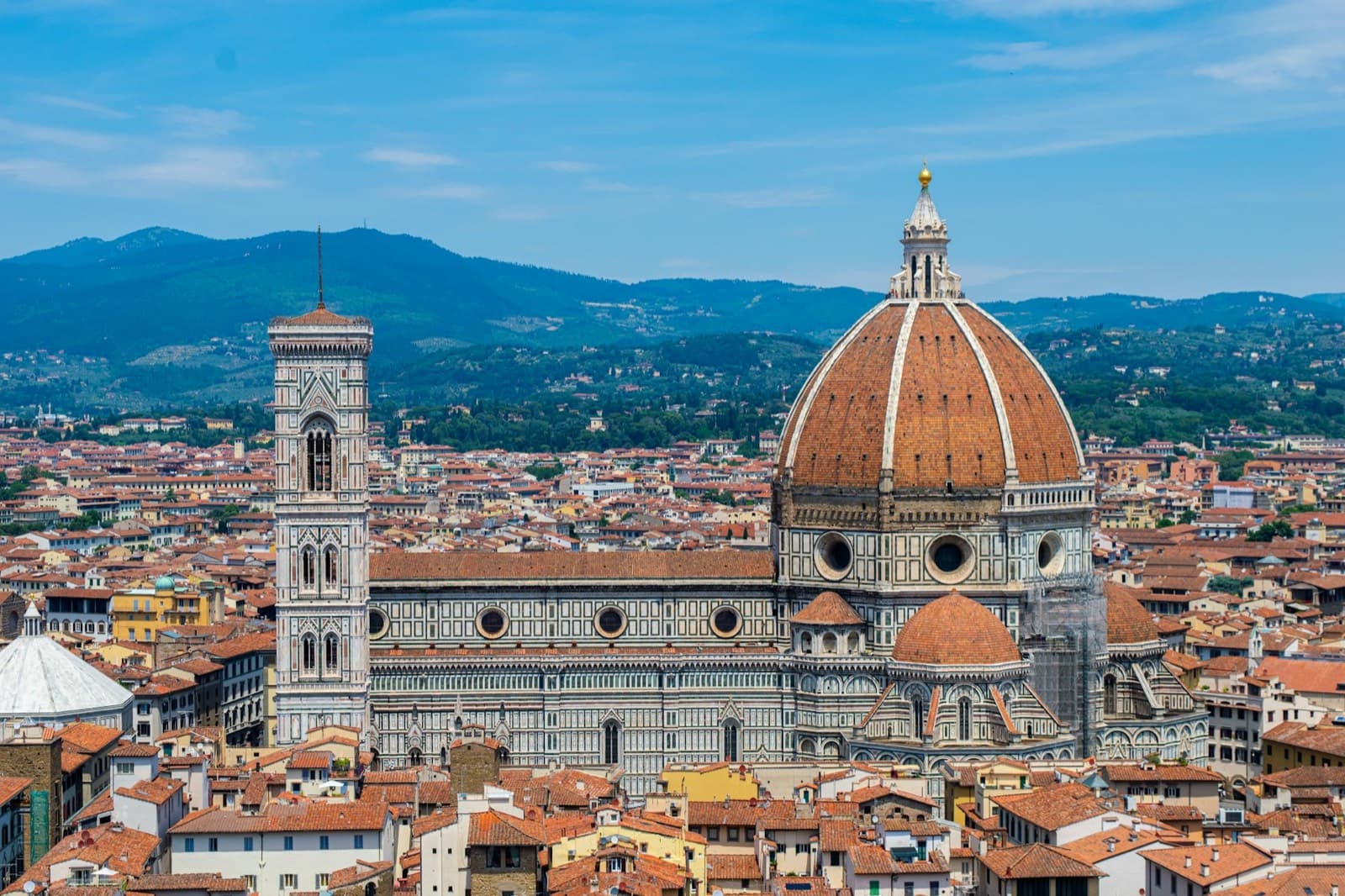 Florence rooftops with the cathedral dome